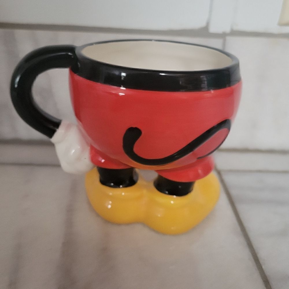 Disney Mickey Mouse Shaped Coffee Tea Mug 10oz - Picture 5 of 9